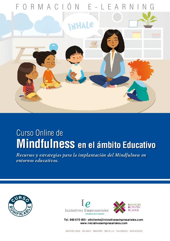 Mindfulness en el ámbito Educativo 