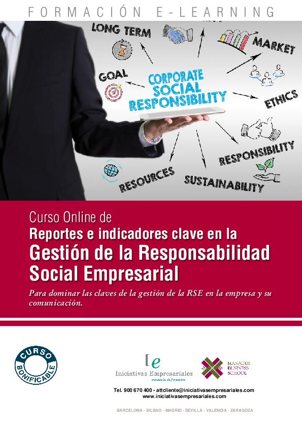 Reportes e indicadores clave en la Gestión de la Responsabilidad Social Empresarial
