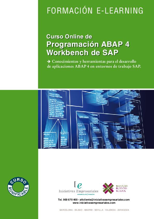 Programación ABAP 4 Workbench de SAP