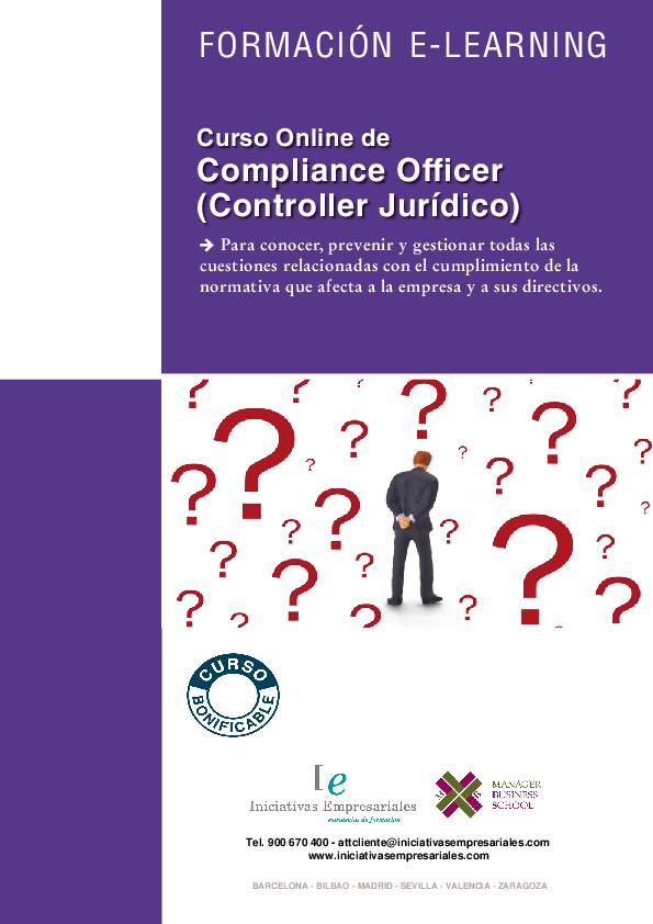 Compliance Officer (Controller Jurídico)