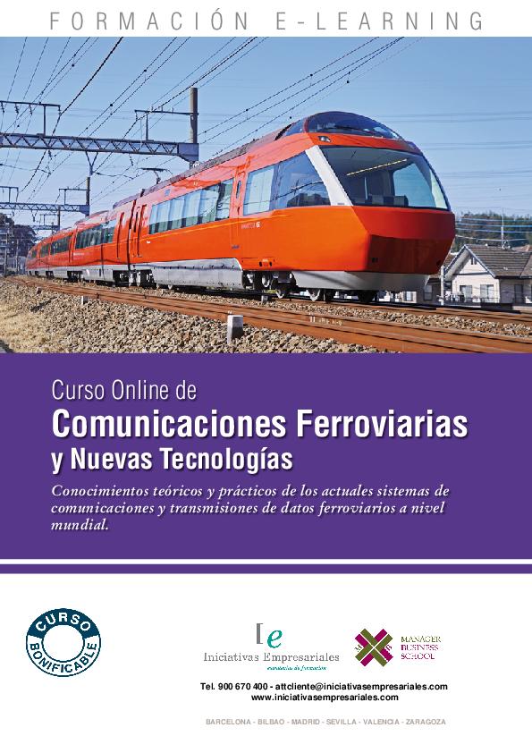 Comunicaciones Ferroviarias y Nuevas Tecnologías