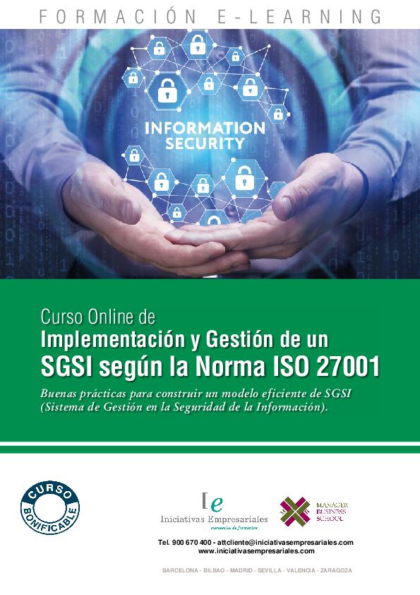 Implementación y Gestión de un SGSI según la Norma ISO 27001