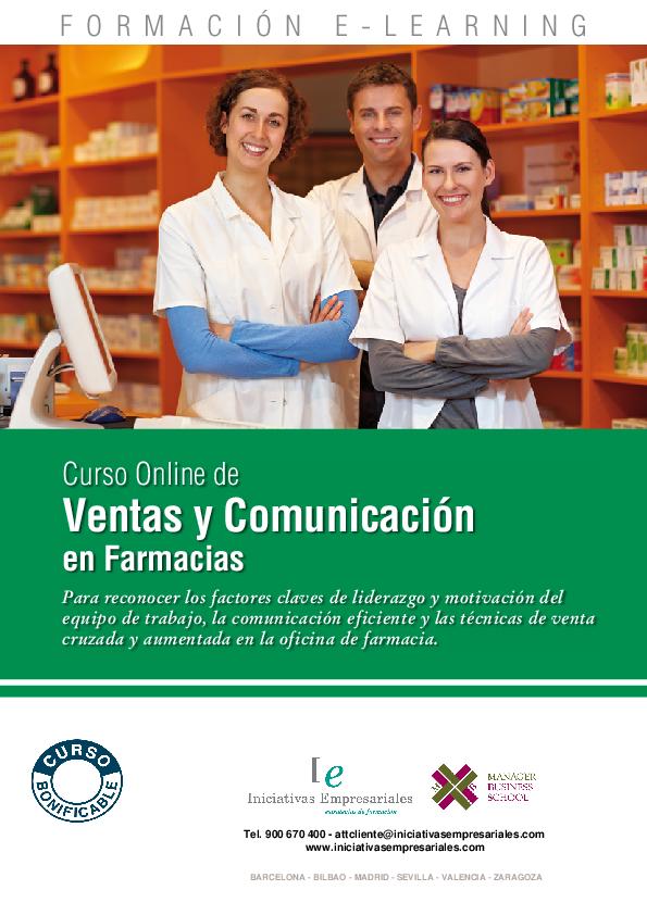 Ventas y Comunicación en Farmacias