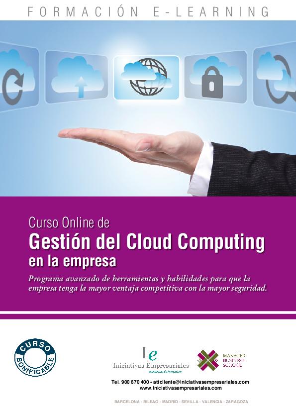 Gestión del Cloud Computing en la empresa