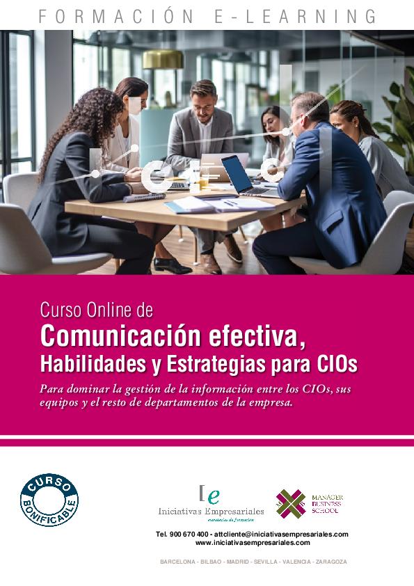 Comunicación efectiva, Habilidades y Estrategias para CIOs