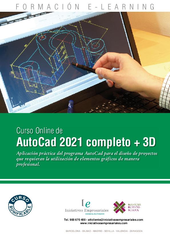 AutoCad 2021 completo + 3D