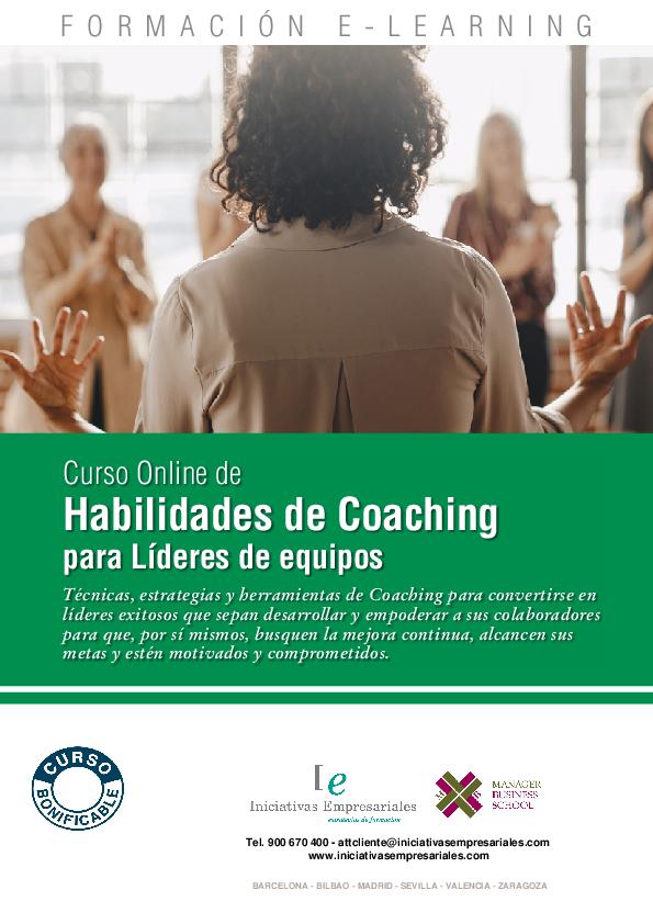 Habilidades de Coaching para Líderes de equipos