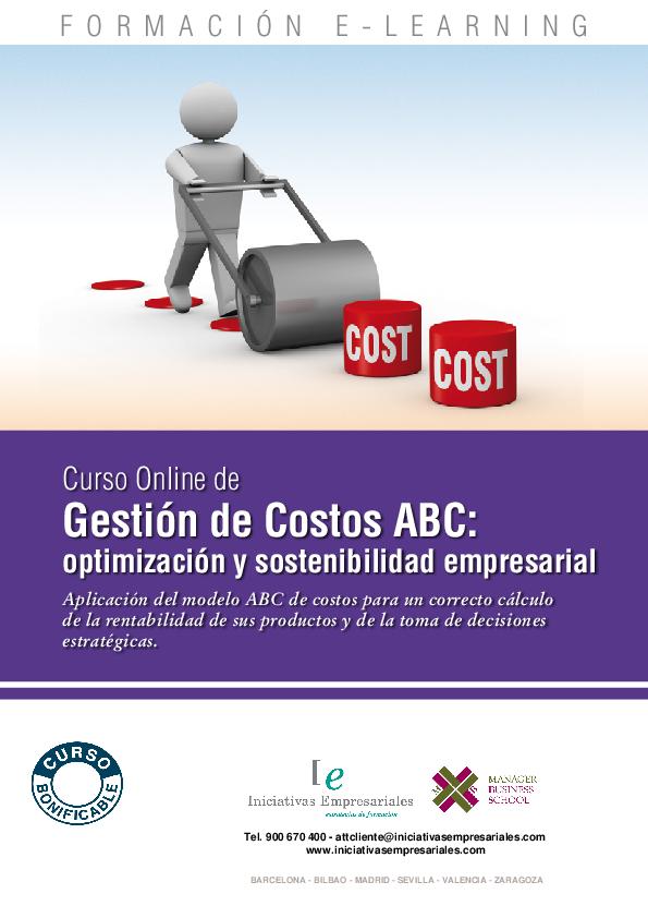 Gestión de Costos ABC: optimización y sostenibilidad empresarial