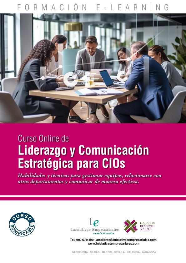 Liderazgo y Comunicación Estratégica para CIOs