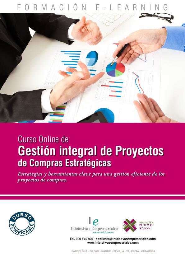 Gestión integral de Proyectos de Compras Estratégicas