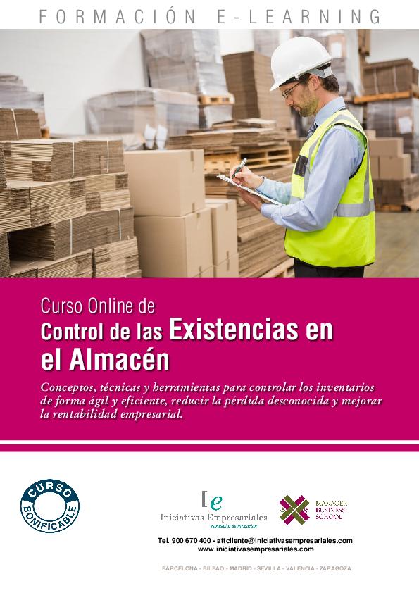 Control de las Existencias en el Almacén