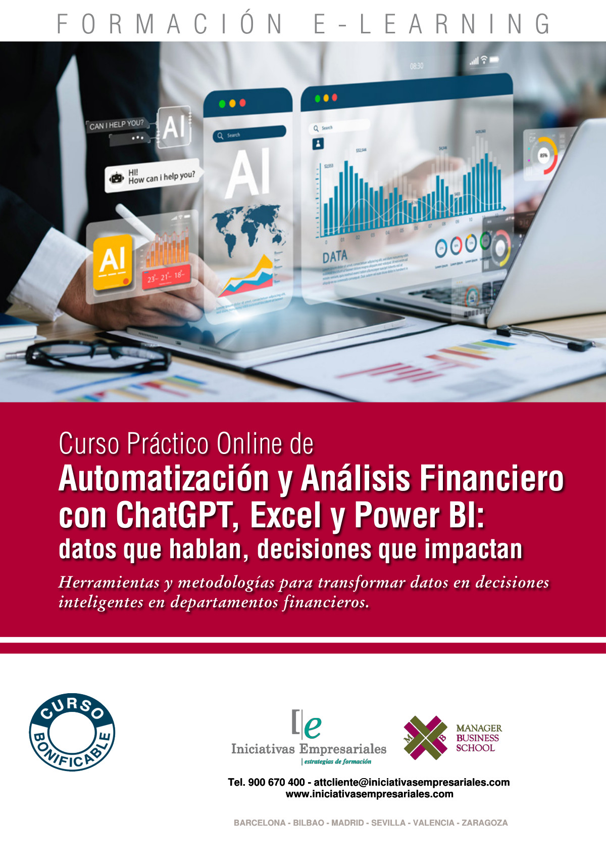 Automatización y Análisis Financiero con ChatGPT, Excel y Power BI: datos que hablan, decisiones que impactan