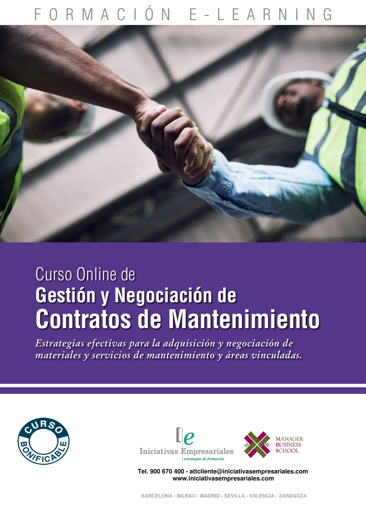 Gestión y Negociación de Contratos de Mantenimiento