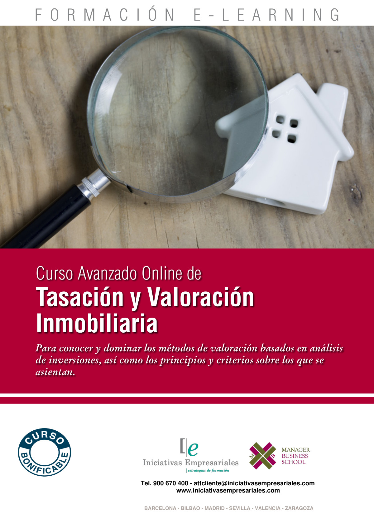 Curso Avanzado Online de Tasación y Valoración Inmobiliaria