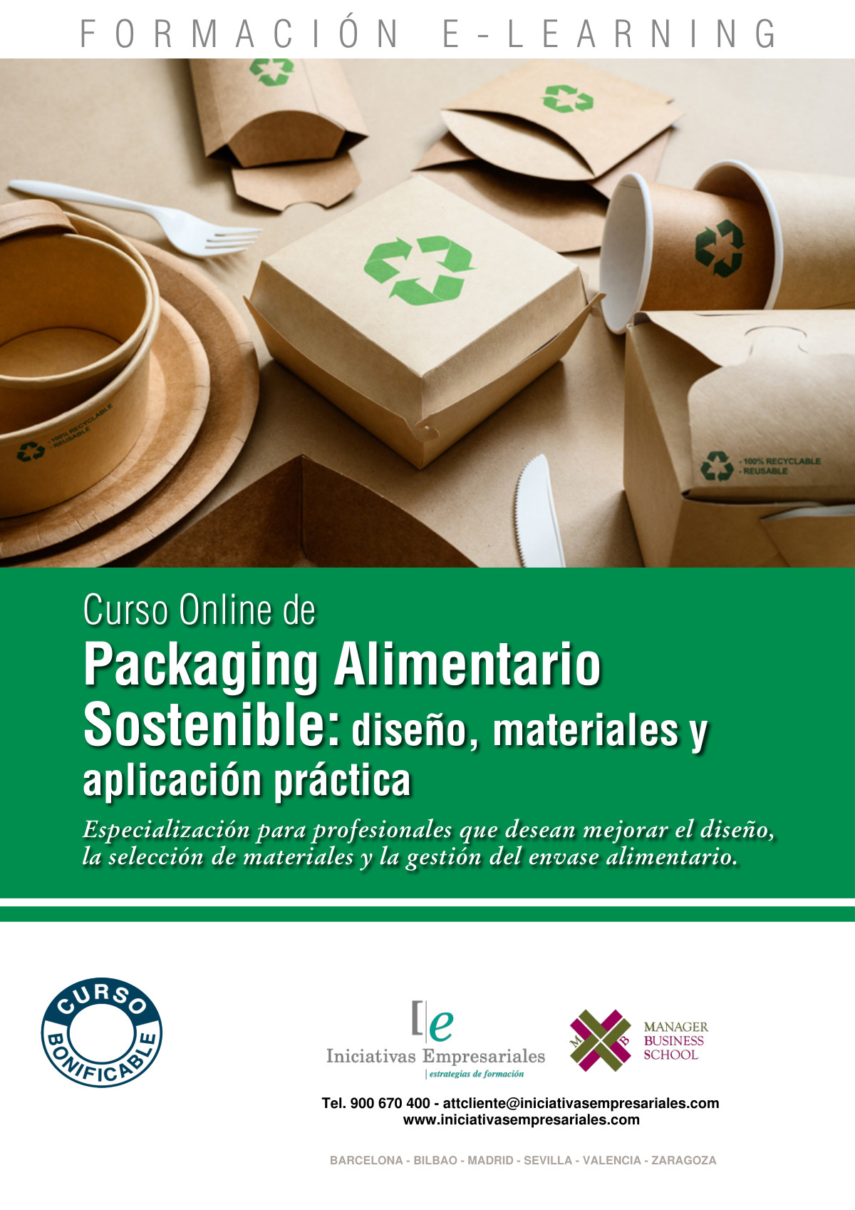 Packaging Alimentario Sostenible: diseño, materiales y aplicación práctica