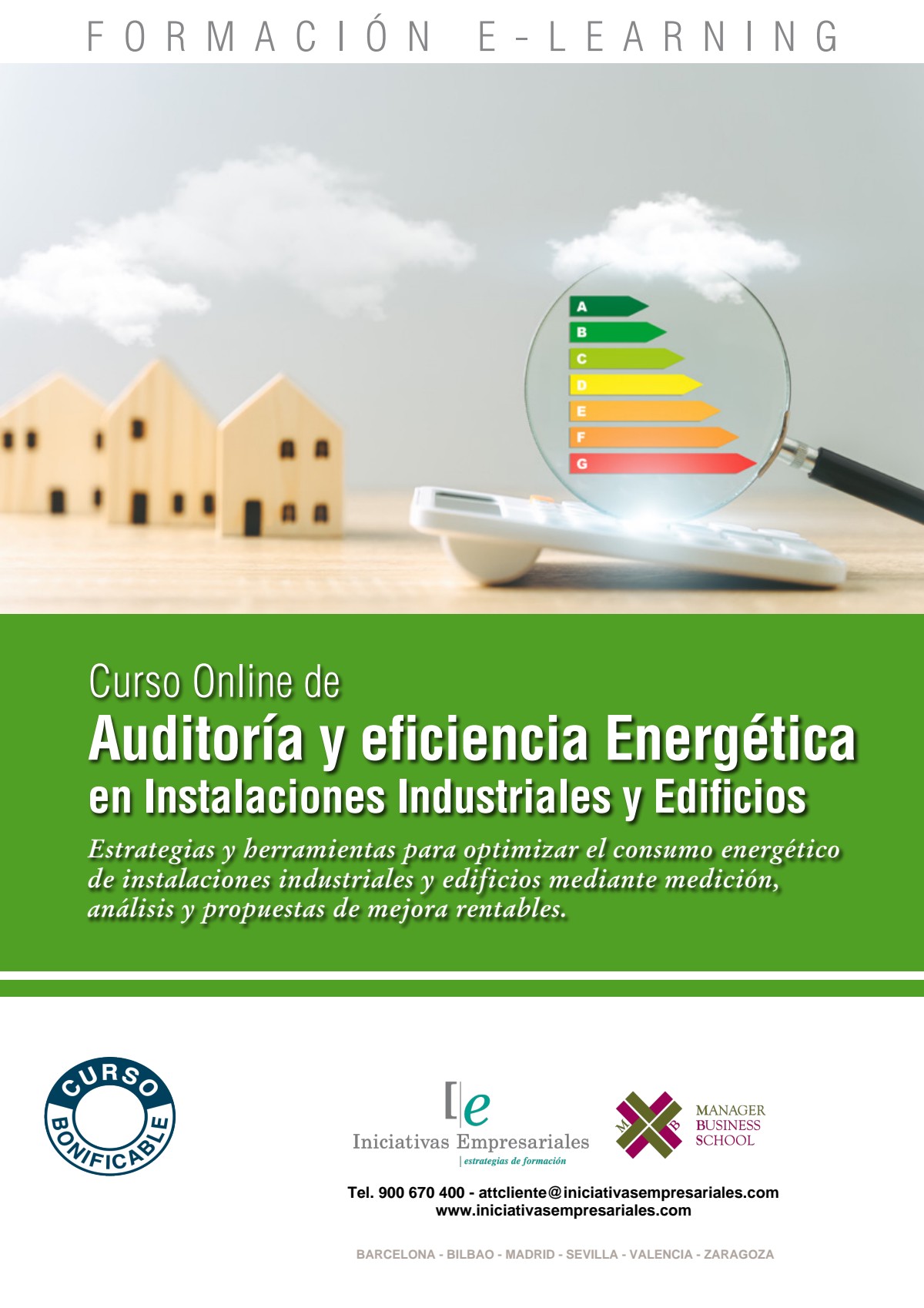 Auditoría y eficiencia Energética en Instalaciones Industriales y Edificios
