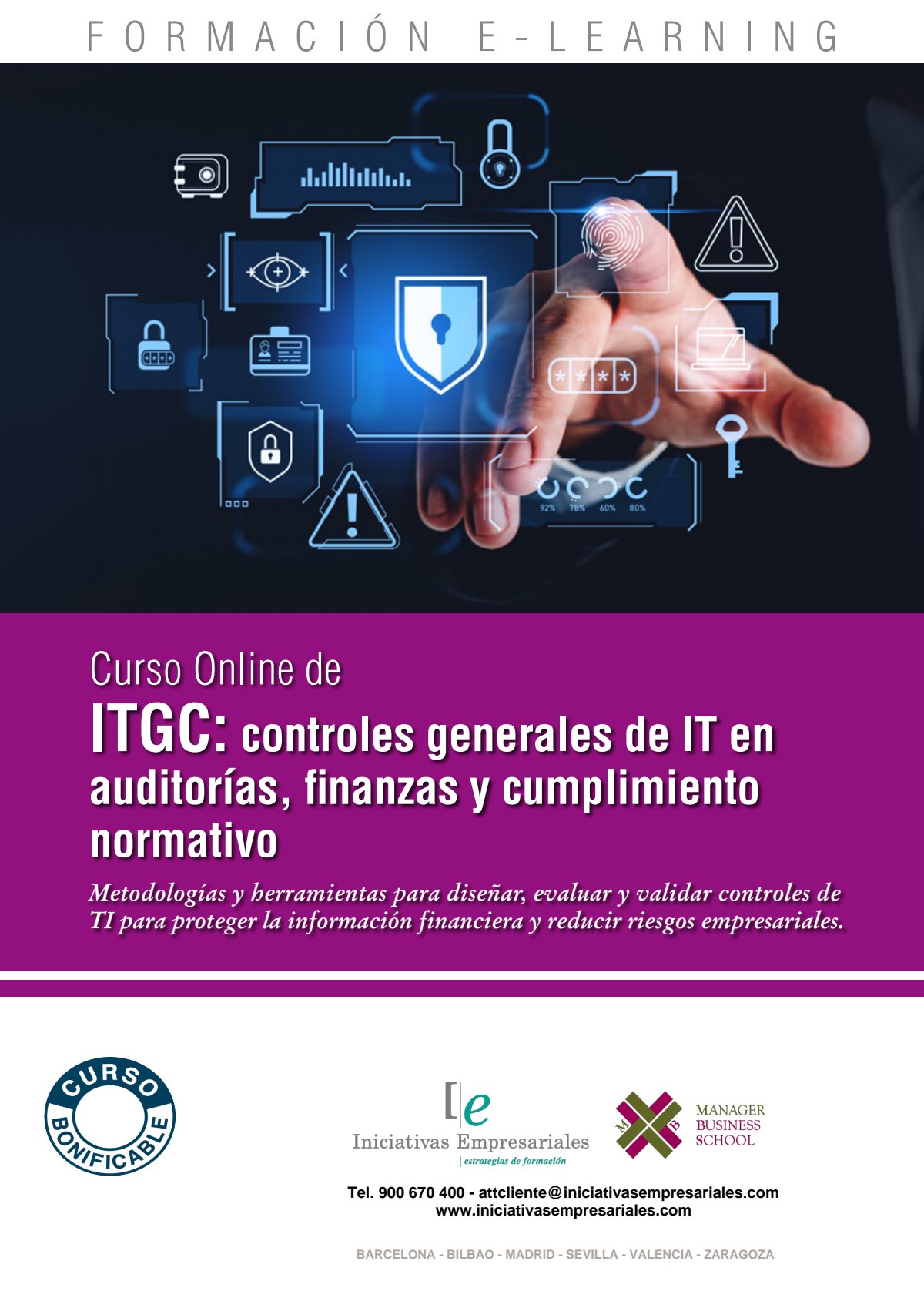 ITGC: controles generales de IT en auditorías, finanzas y cumplimiento normativo