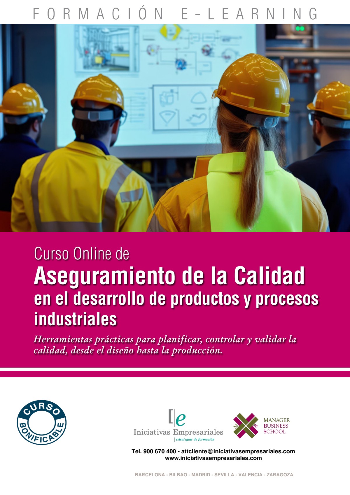 Aseguramiento de la Calidad en el desarrollo de productos y procesos industriales