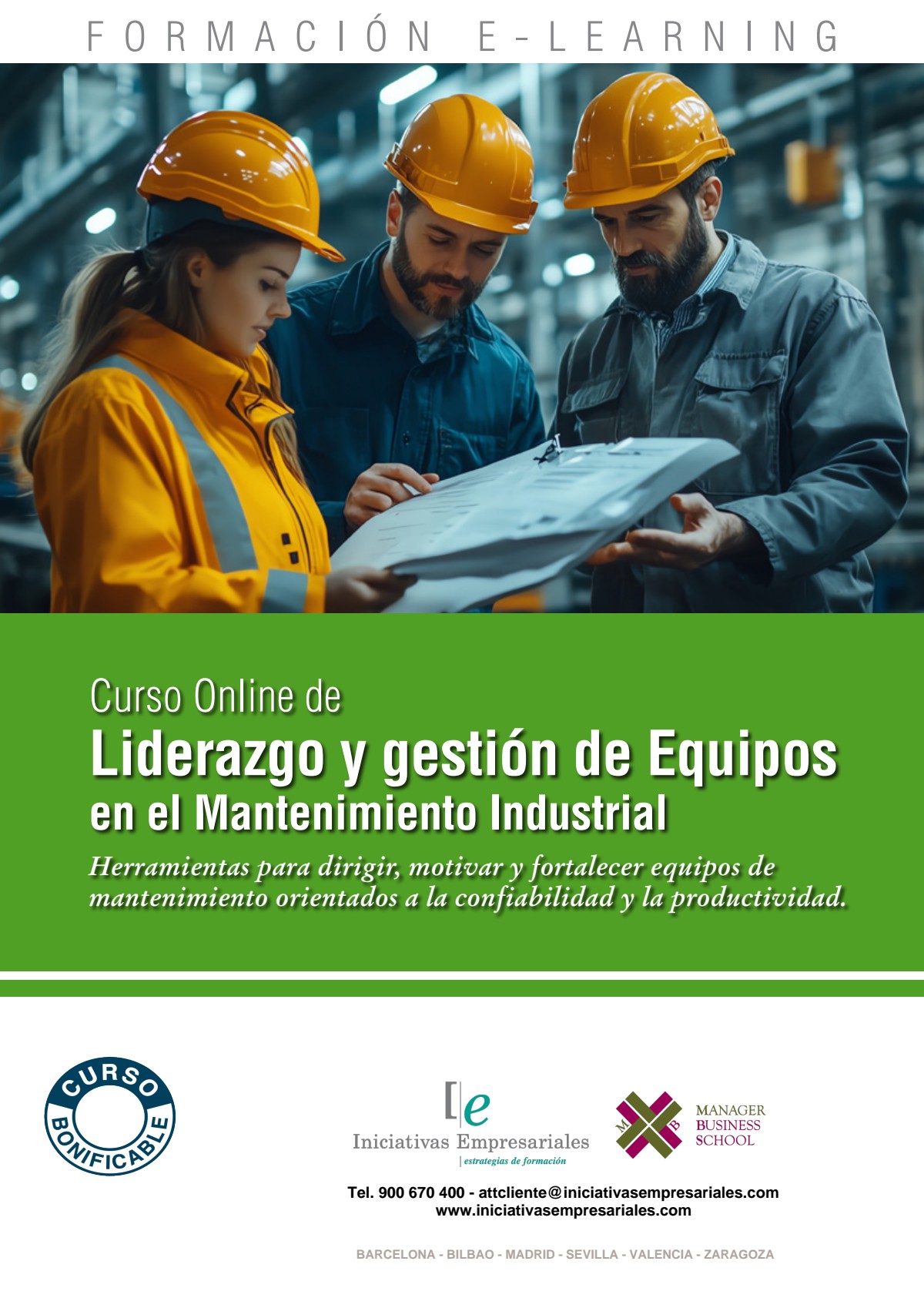 Liderazgo y gestión de Equipos en el Mantenimiento Industrial
