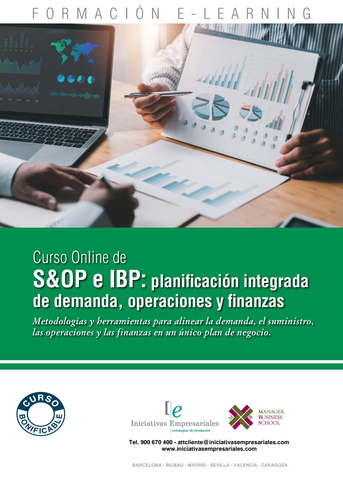 S&OP e IBP: planificación integrada de demanda, operaciones y finanzas