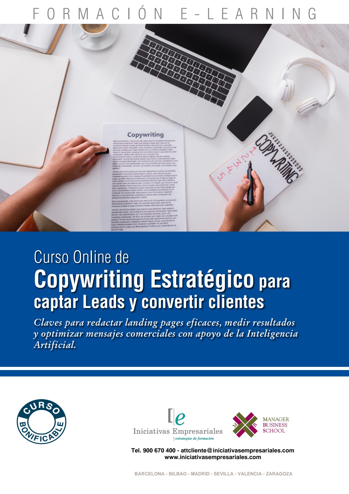 Copywriting Estratégico para captar Leads y convertir clientes