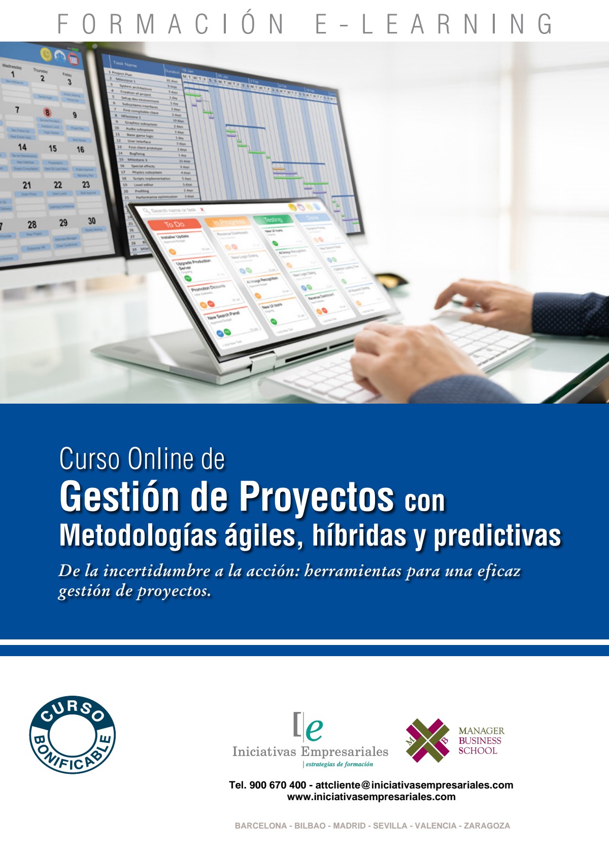 Gestión de Proyectos con Metodologías ágiles, híbridas y predictivas