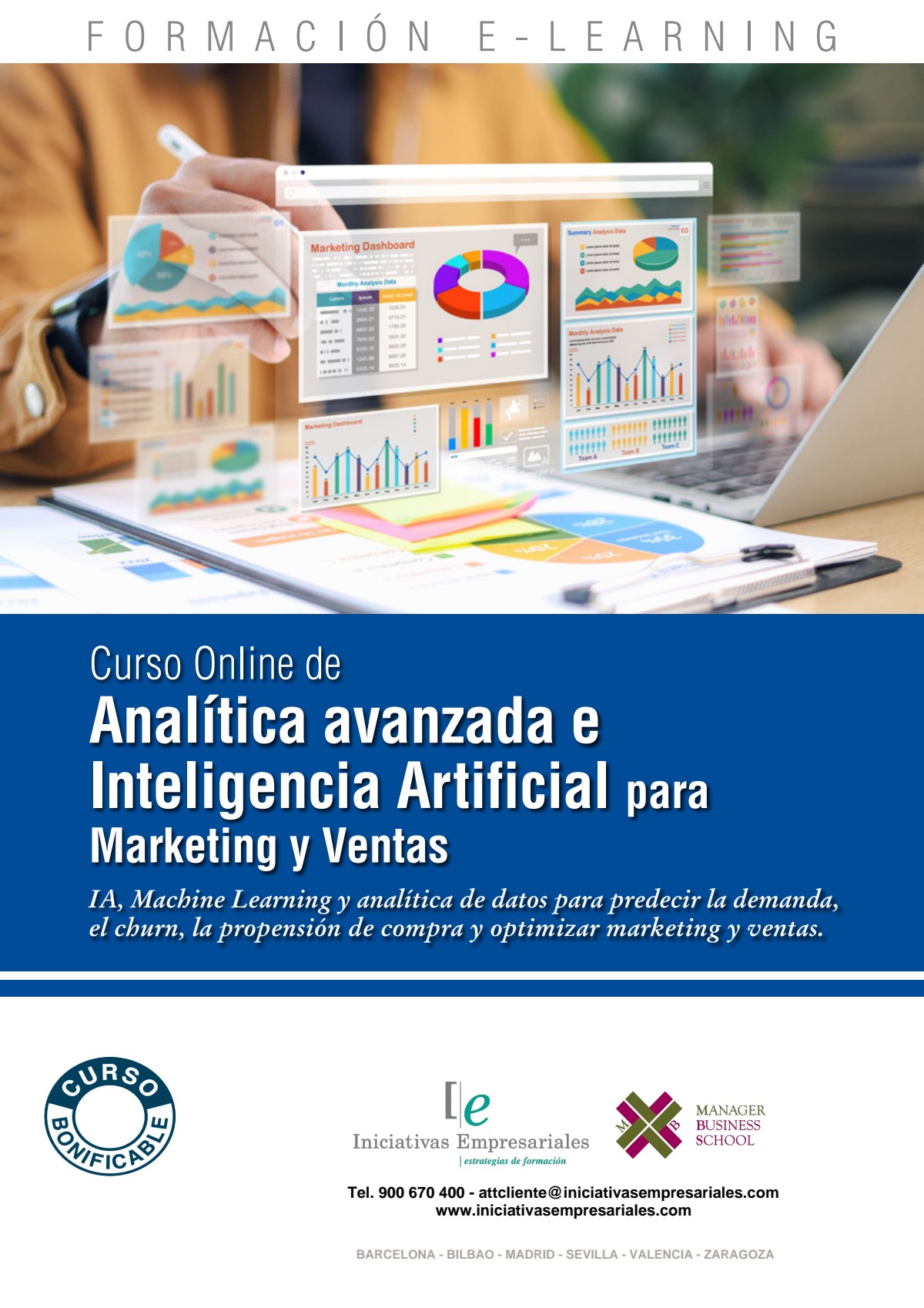 Analítica avanzada e Inteligencia Artificial para Marketing y Ventas