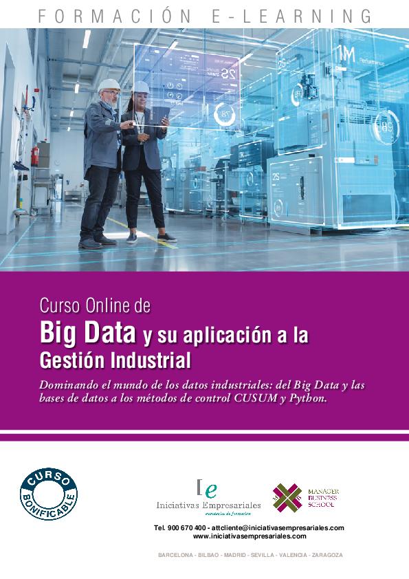 Big Data y su aplicación a la Gestión Industrial