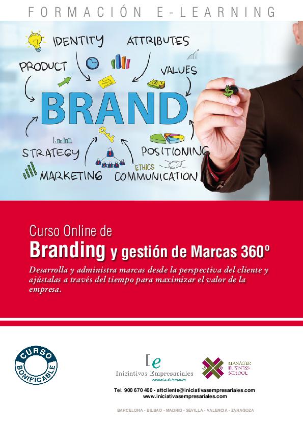 Branding y gestión de Marcas 360º