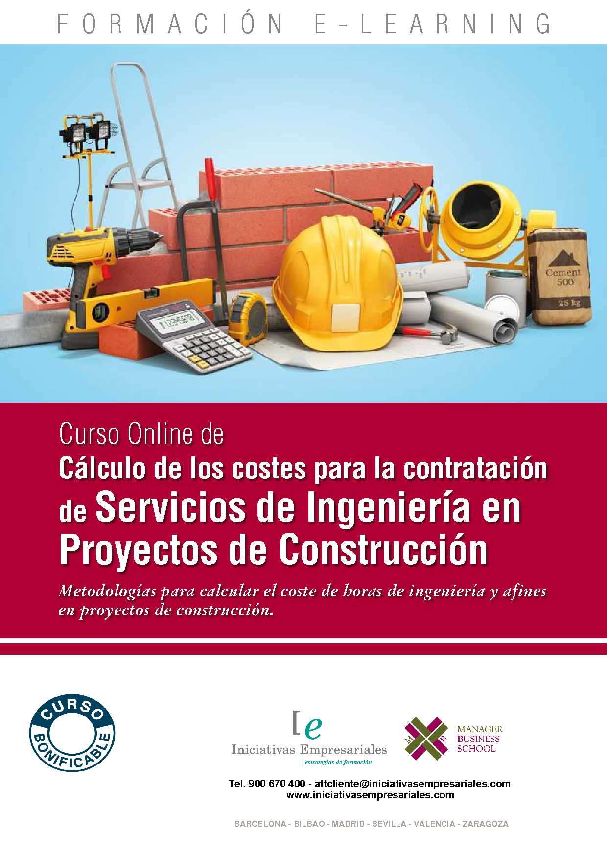 Cálculo de los costes para la contratación de Servicios de Ingeniería en Proyectos de Construcción