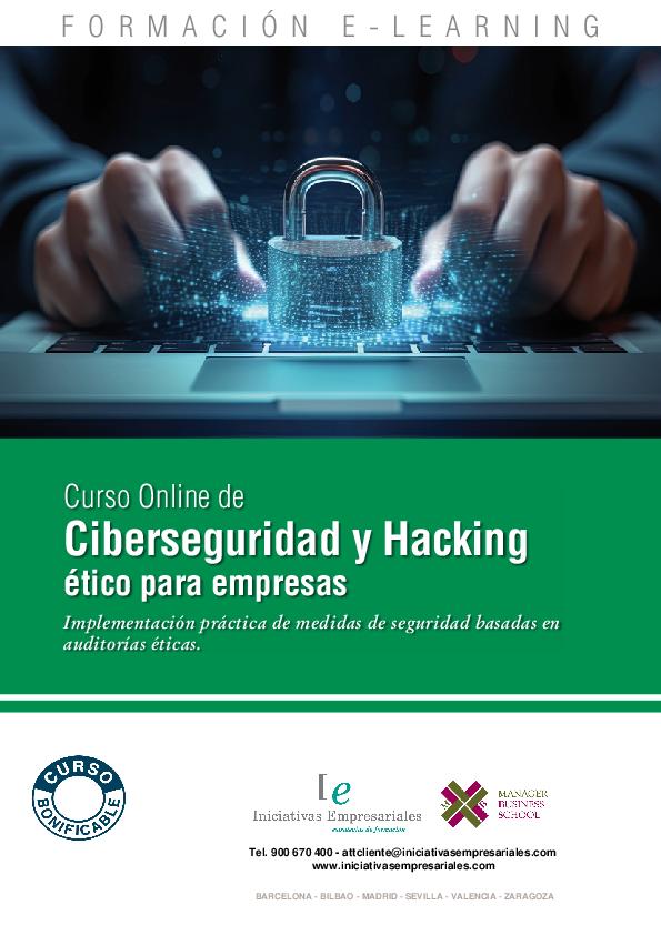 Ciberseguridad y Hacking ético para empresas