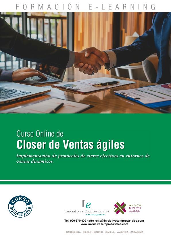 Closer de Ventas ágiles