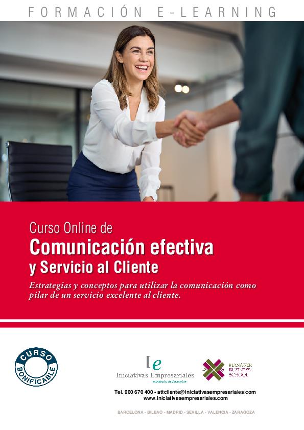 Comunicación efectiva y Servicio al Cliente