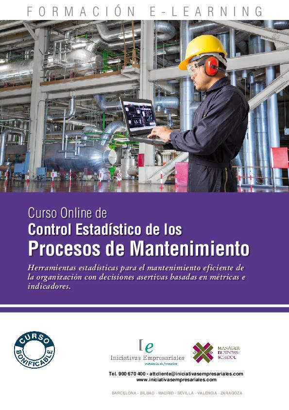 Control Estadístico de los Procesos de Mantenimiento