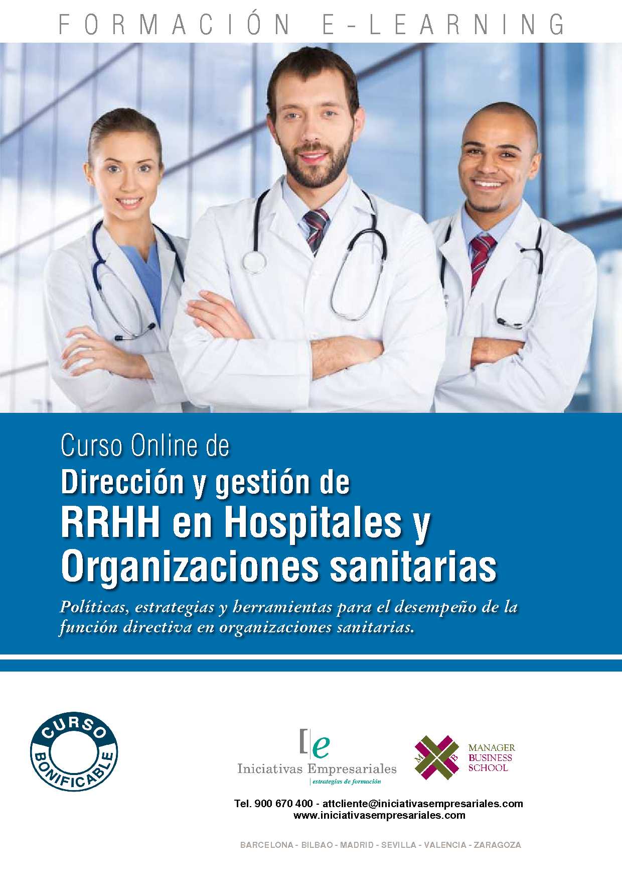 Dirección y gestión de RRHH en Hospitales y Organizaciones sanitarias