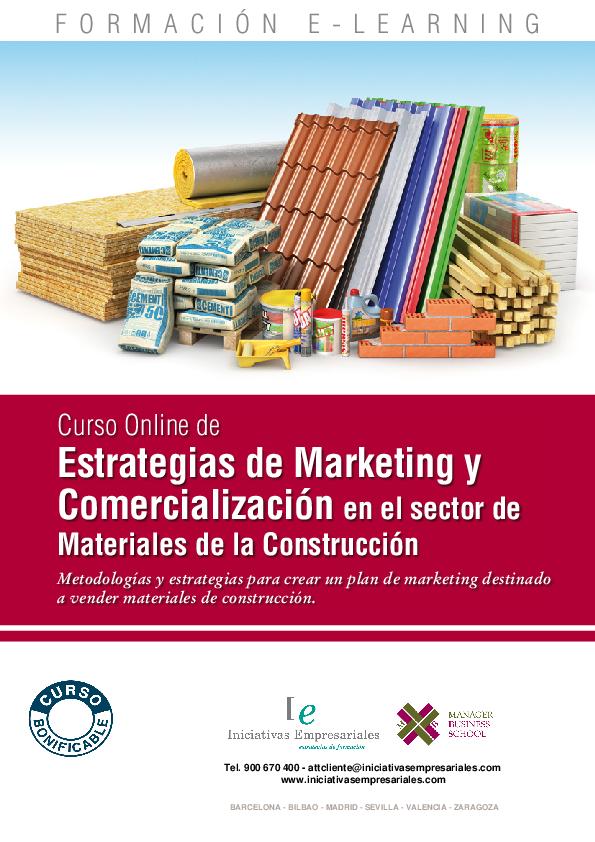 Estrategias de Marketing y Comercialización en el sector de Materiales de la Construcción