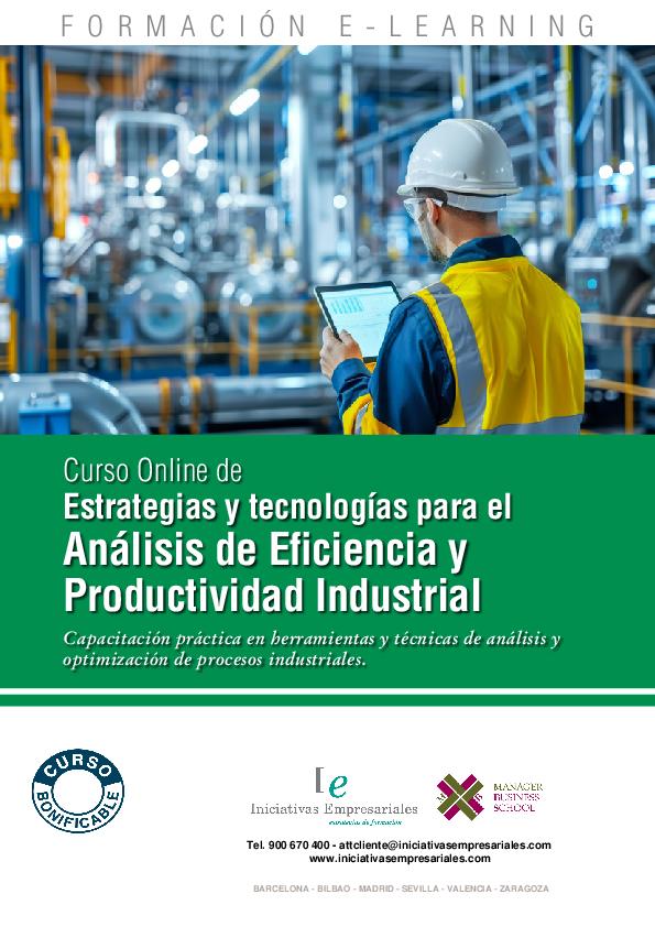 Estrategias y tecnologías para el Análisis de Eficiencia y Productividad Industrial