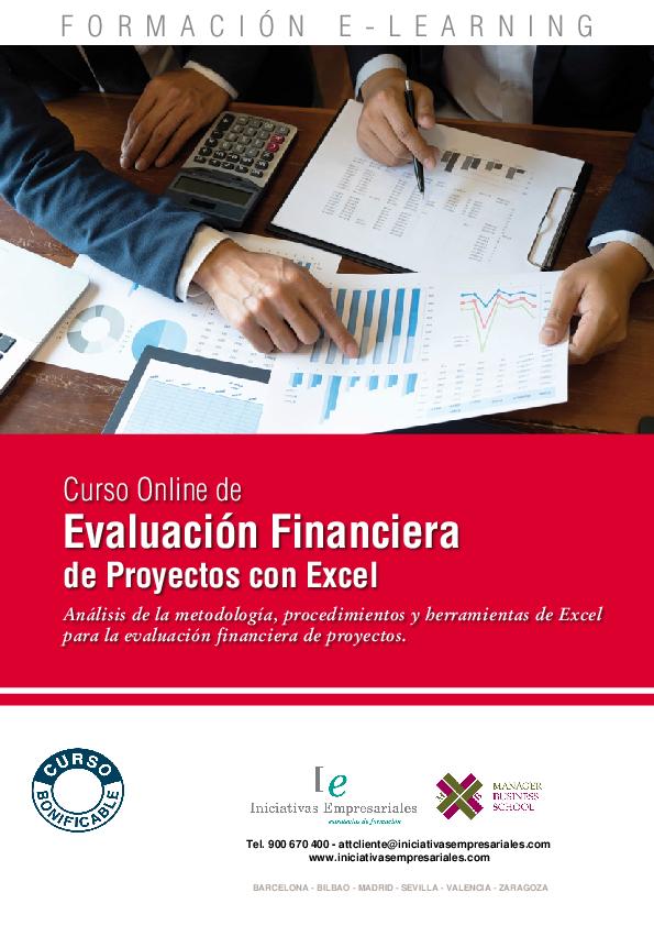 Evaluación Financiera de Proyectos con Excel