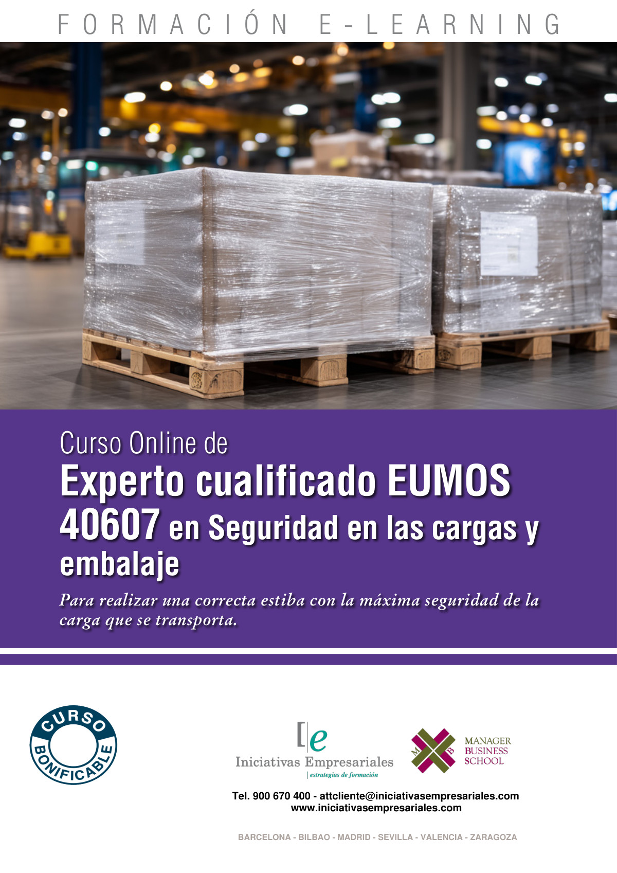 Experto cualificado EUMOS 40607 en Seguridad en las cargas y embalaje