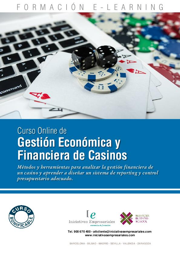 Gestión Económica y Financiera de Casinos