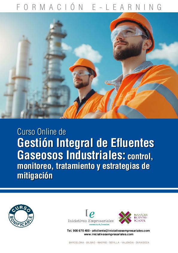 Gestión Integral de Efluentes Gaseosos Industriales: control, monitoreo, tratamiento y estrategias de mitigación