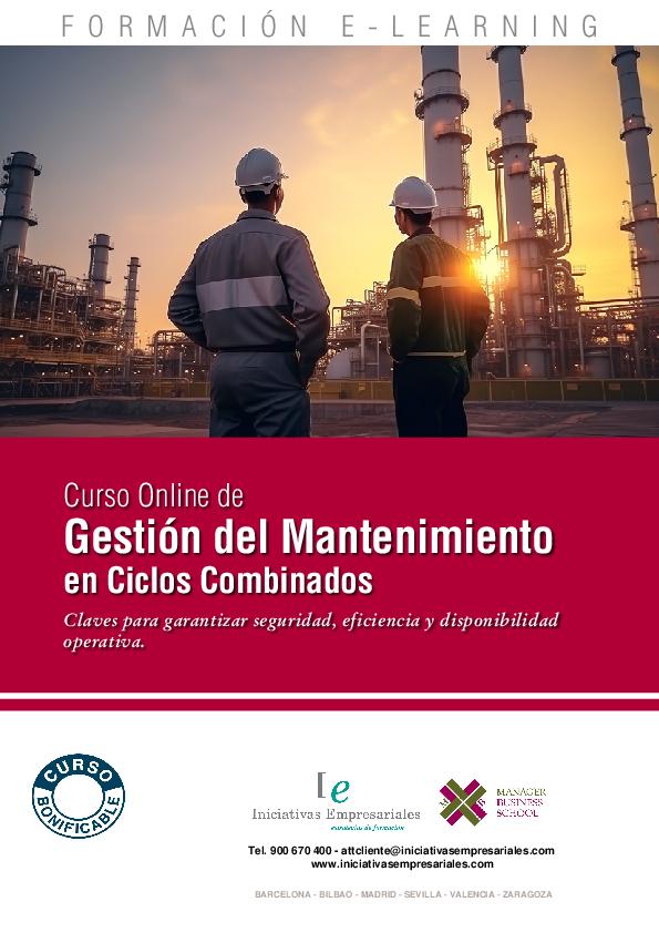Gestión del Mantenimiento en Ciclos Combinados