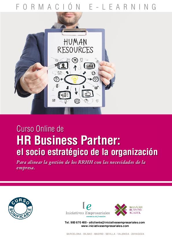 HR Business Partner: el socio estratégico de la organización