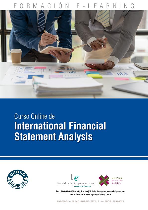 International Financial Statement Analysis