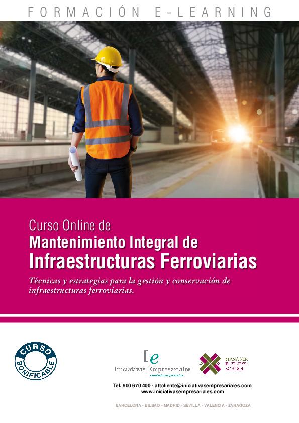 Mantenimiento Integral de Infraestructuras Ferroviarias