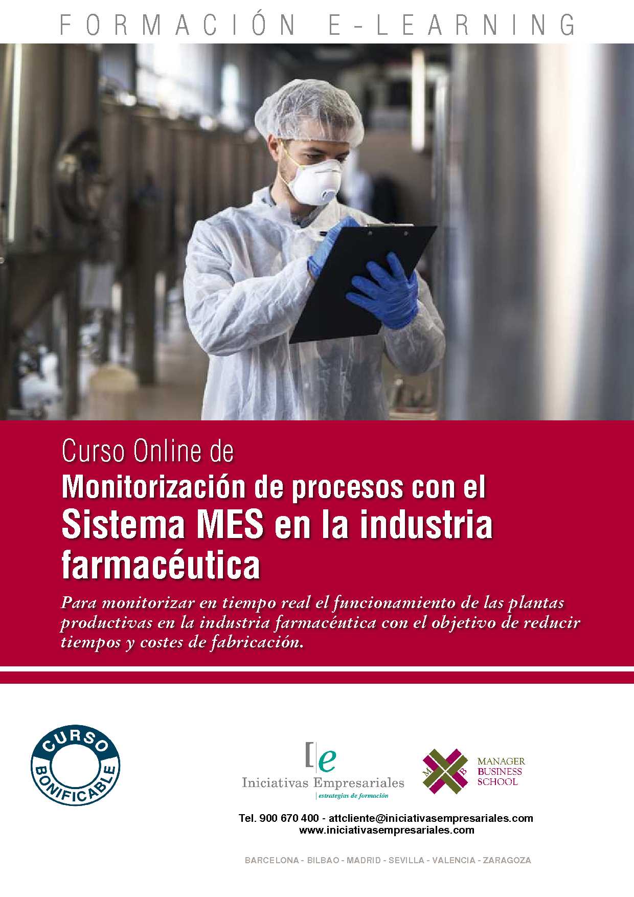 Monitorización de procesos con el Sistema MES en la industria farmacéutica