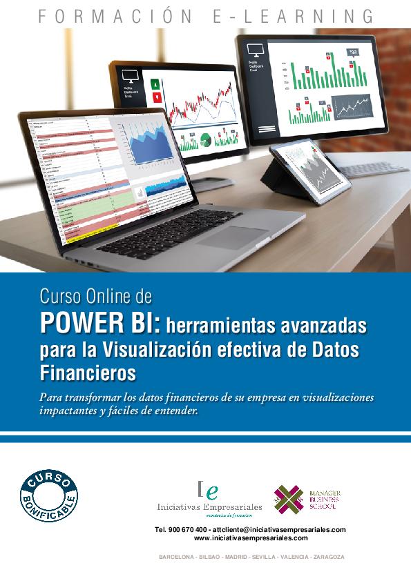 POWER BI: herramientas avanzadas para la Visualización efectiva de Datos Financieros