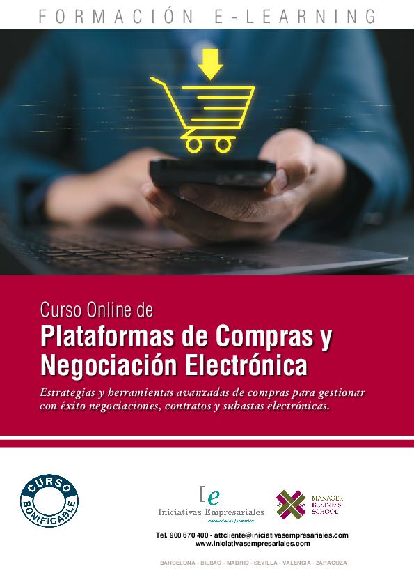 Plataformas de Compras y Negociación Electrónica