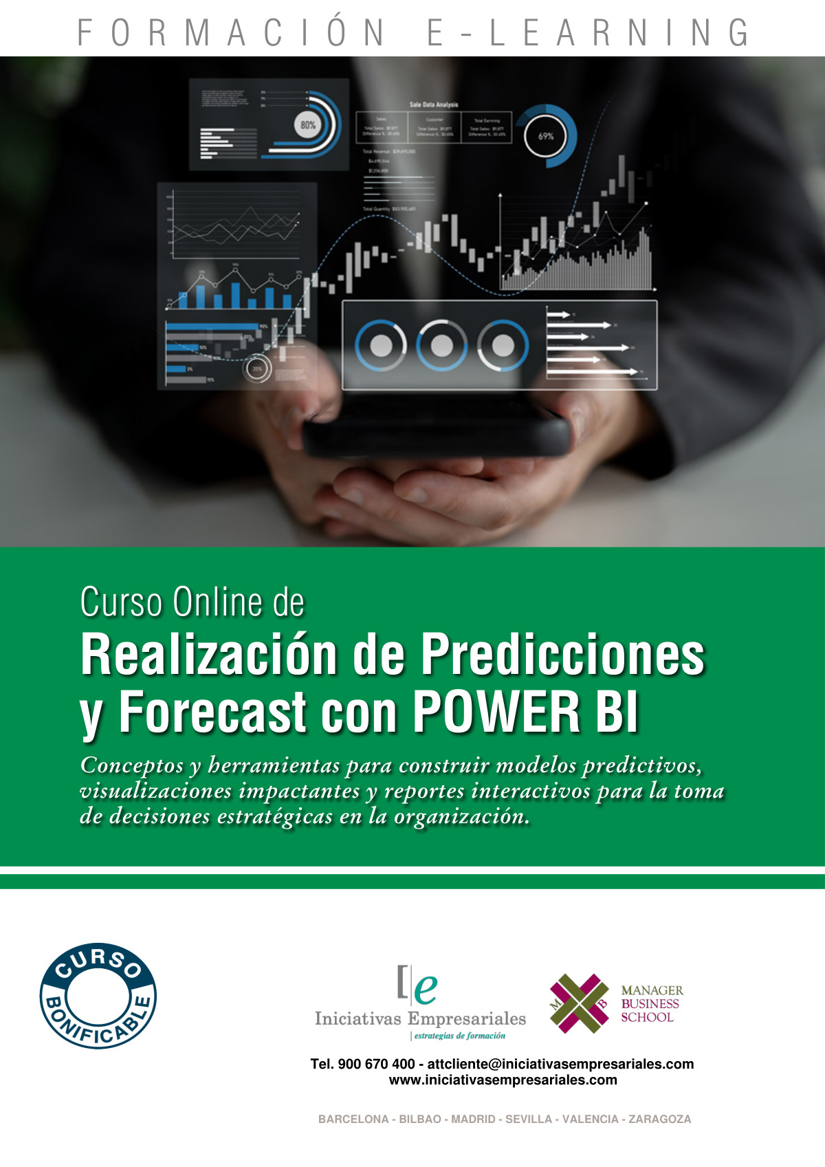 Realización de Predicciones y Forecast con POWER BI