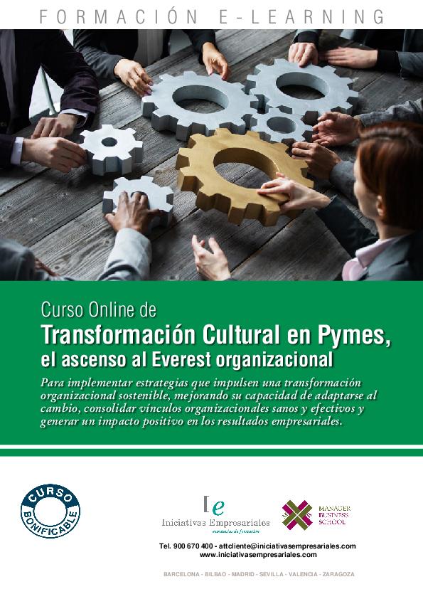 Transformación Cultural en Pymes, el ascenso al Everest organizacional